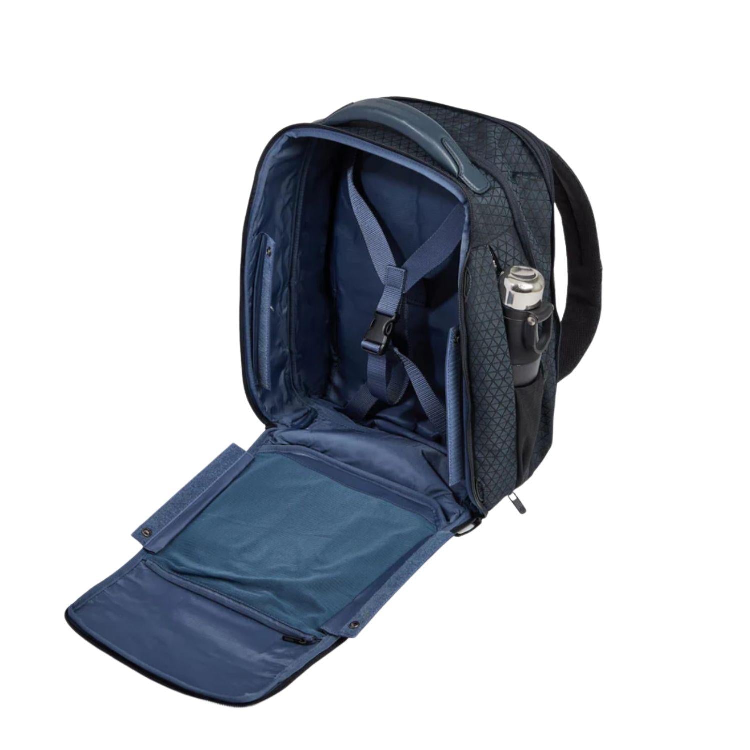 Piquadro - Zaino in tessuto modulare da viaggio porta pc 14', Blu