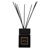 Dessenze Lab - 100 ml Profumatore naturale per Ambienti con bastoncini Oud Incenso e Cuoio