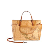 Alviero Martini - Borsa a mano con tracolla Geo Classic E002, Beige
