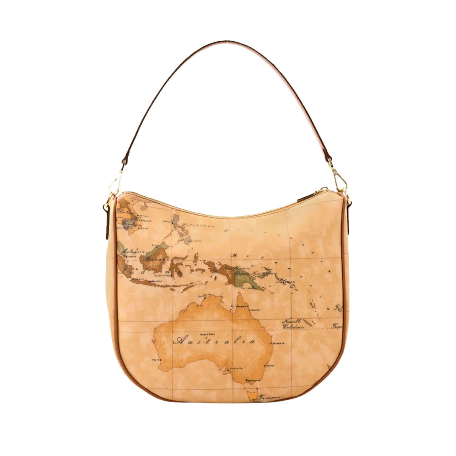 Alviero Martini - Borsa sottospalla in saffiano Geo Classic E068, Beige