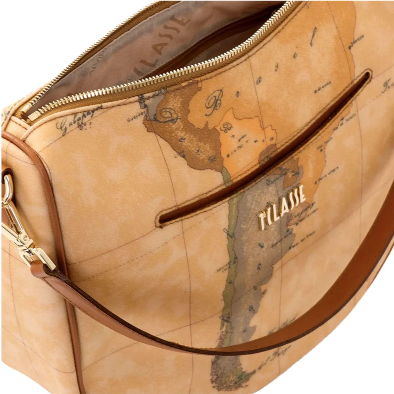 Alviero Martini - Borsa sottospalla in saffiano Geo Classic E068, Beige