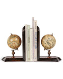 AUTHENTIC MODELS - Coppia di fermalibri con mappamondo Mercatore e Mappa Celeste