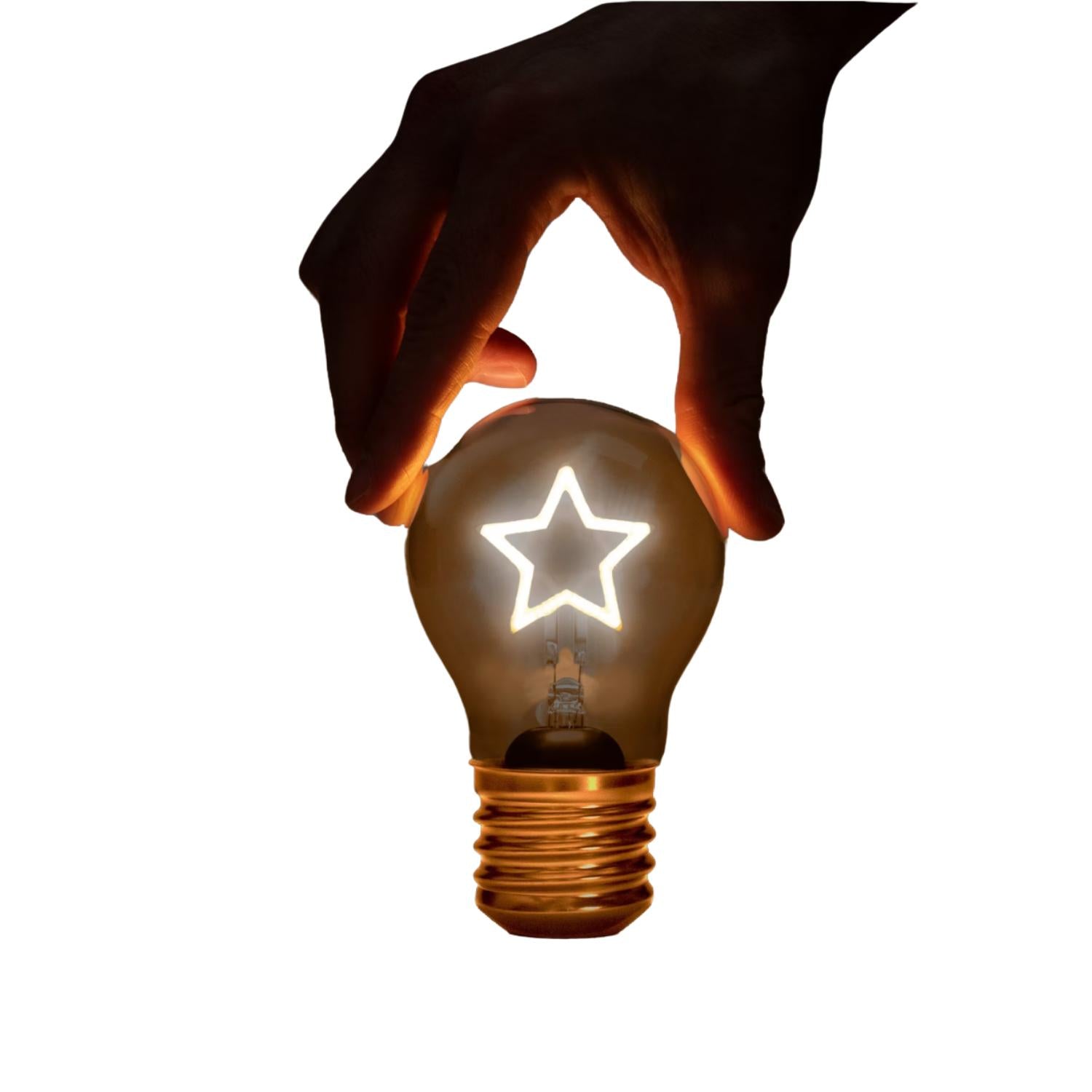 Suck Uk - Bulbo lampada con stella colorato led