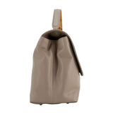 Alviero Martini - Borsa a mano con tracolla in pelle nappata, Grigio