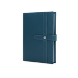 Agenda Giornaliera in pelle con Laccio, Blu