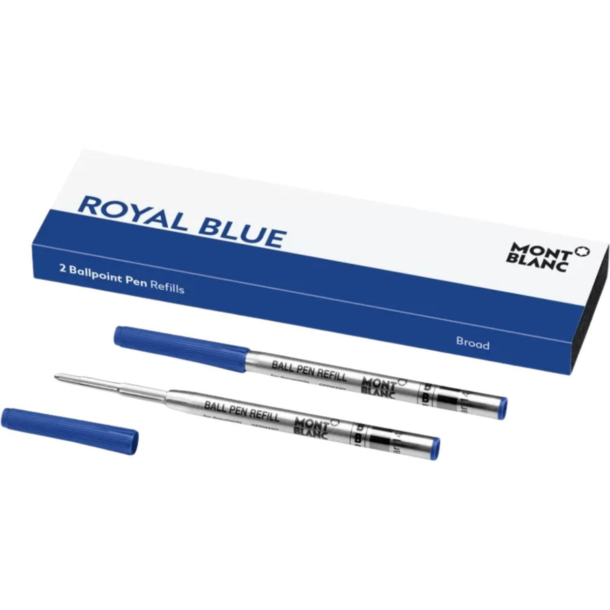 Montblanc - Refill per penna a sfera punta Broad, Royal Blu