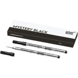 Montblanc - Refill per penna roller punta F, Nero