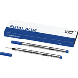 Montblanc - Refill per penna roller Punta F, Blu