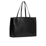 THE BRIDGE - Shopper Mirra orizzontale con cerniera, Nera