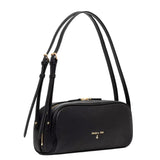 Patrizia Pepe - Baguette in pelle martellata , Nero