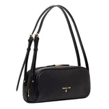 Patrizia Pepe - Baguette in pelle martellata , Nero