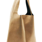 Patrizia Pepe - Borsa a sacca Urban City in suede, Cammello