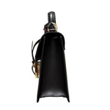 Patrizia Pepe - Borsa rigida Modern Utility in pelle, Nero