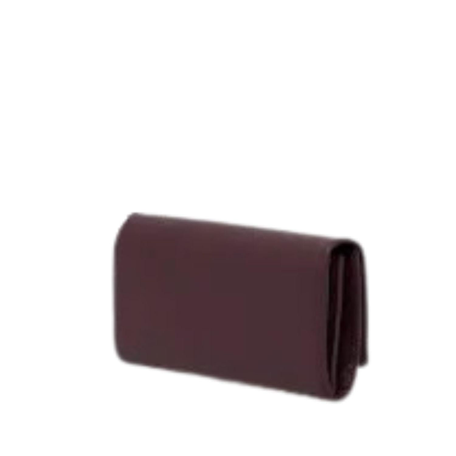 Patrizia Pepe - Portafoglio donna in pelle con bottone, Viola