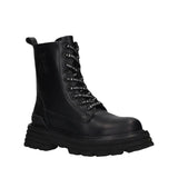 N.39 Biker in pelle di vitello, Nero