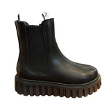 N.35 Stivale in pelle, Nero