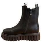 N.35 Stivale in pelle, Nero