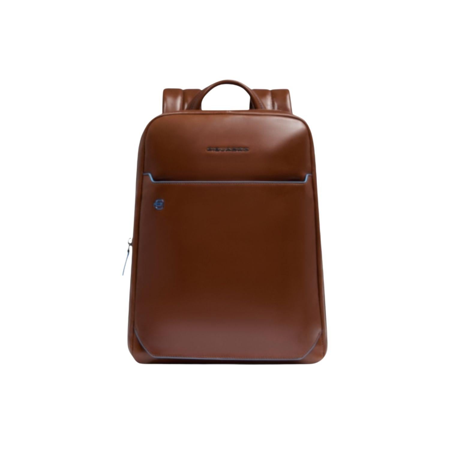 Piquadro - Zaino porta pc 14' espandibile, Marrone