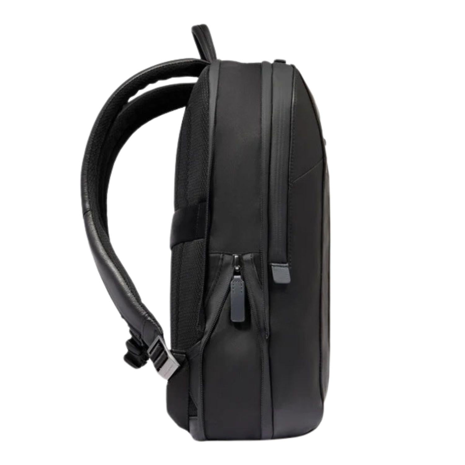Piquadro - Zaino uomo porta pc 15,6", espandibile, Nero