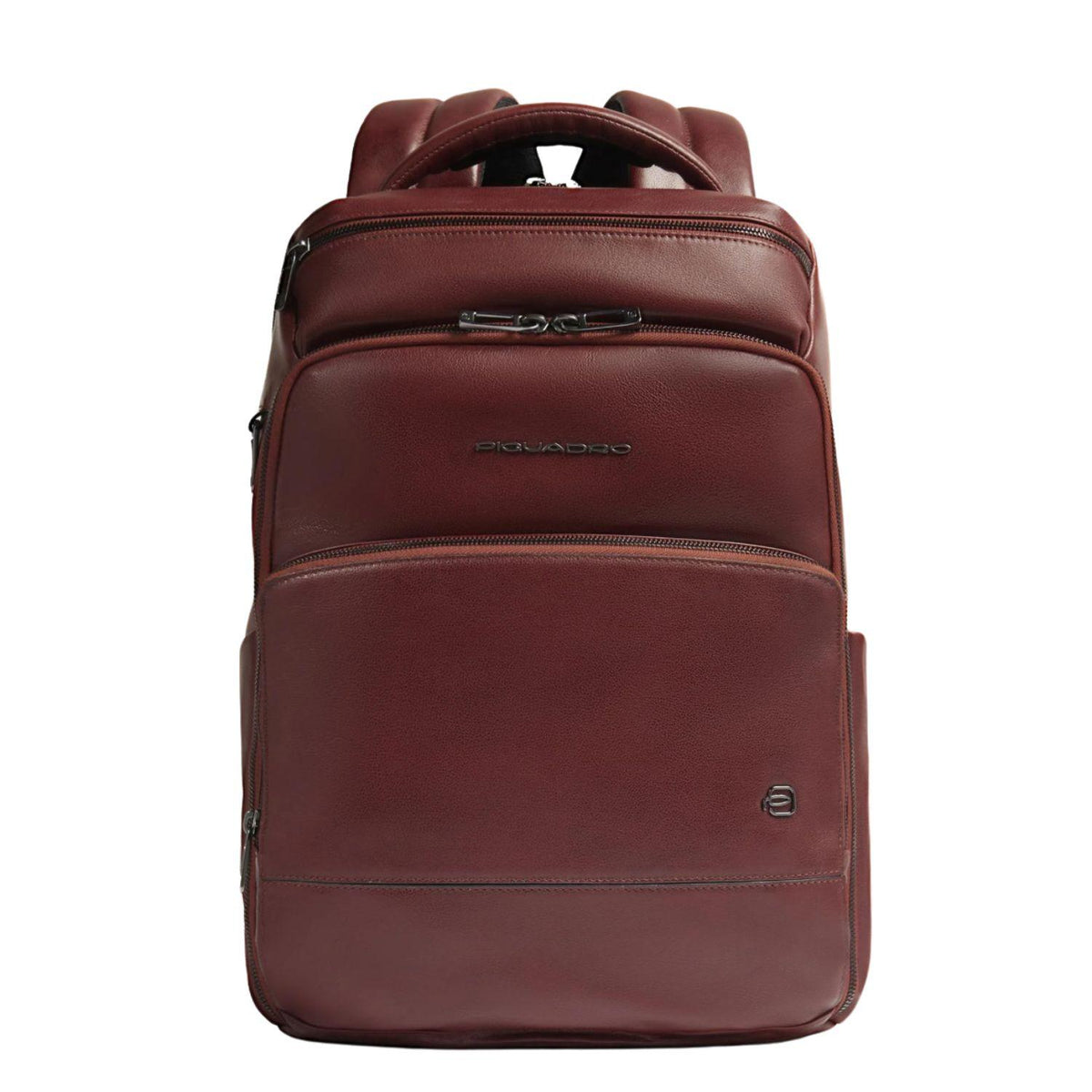 Zaino uomo in pelle porta pc 14", Marrone