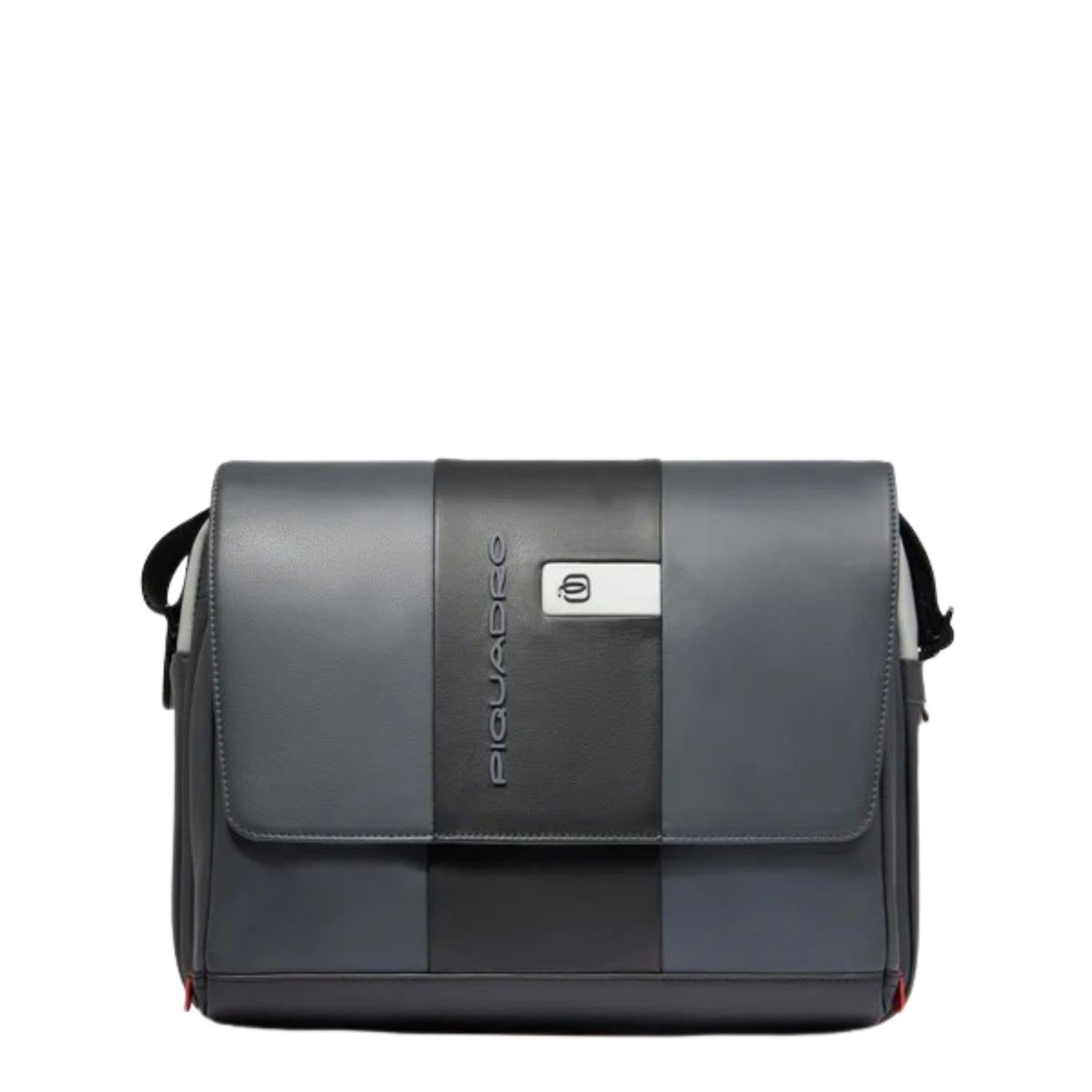 Piquadro -  Borsa messenger uomo porta pc 14"