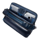 Piquadro - Borsa porta pc 15.6 in pelle, Blu