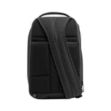 Piquadro - Zaino monospalla uomo in tessuto riciclato, Nero