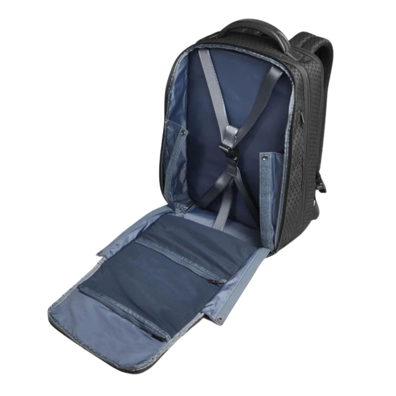 Piquadro - Zaino da viaggio modulare 2 in 1 porta pc 15,6", Nero