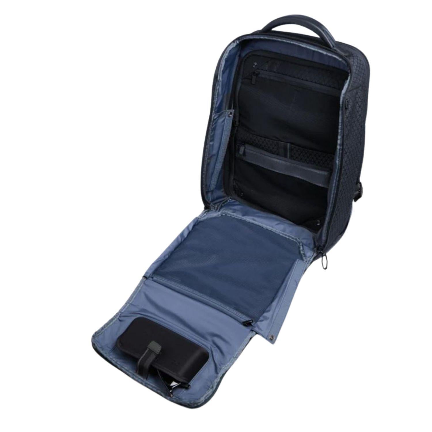 Piquadro - Zaino da viaggio modulare porta pc 15,6", Nero