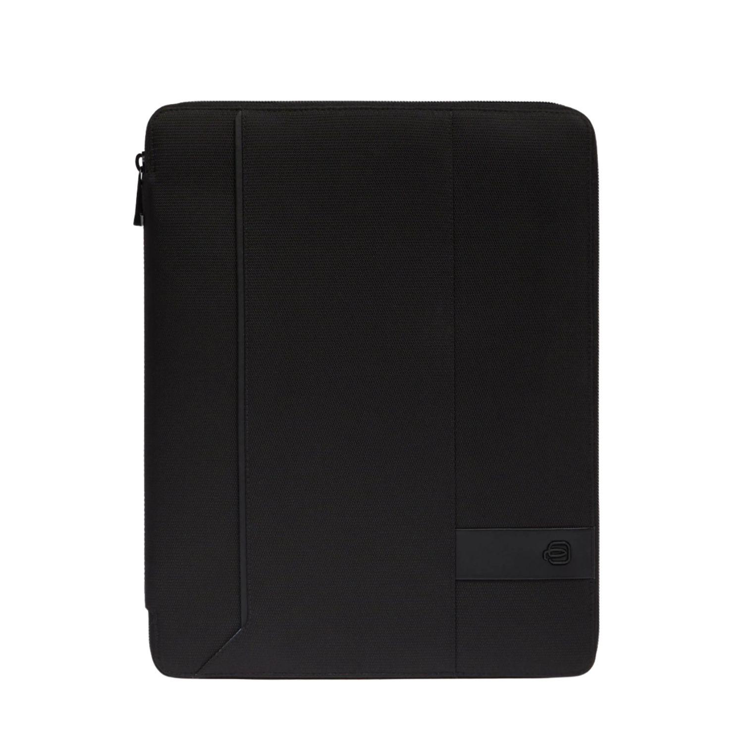 Piquadro - Portablocco con scomparto per iPad® in tessuto linea W129, Nero