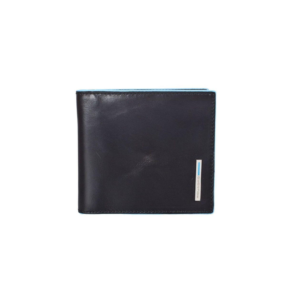 Piquadro - Portafoglio con molla portabanconote , Nero