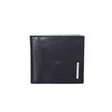 Piquadro - Portafoglio con molla portabanconote , Nero
