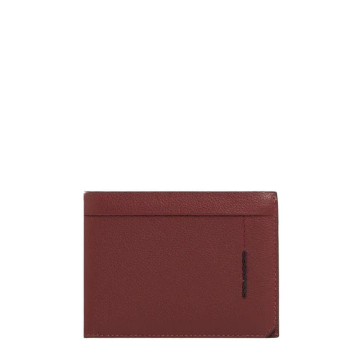 Piquadro - Portafoglio con portamonete in pelle linea Russel, Marrone
