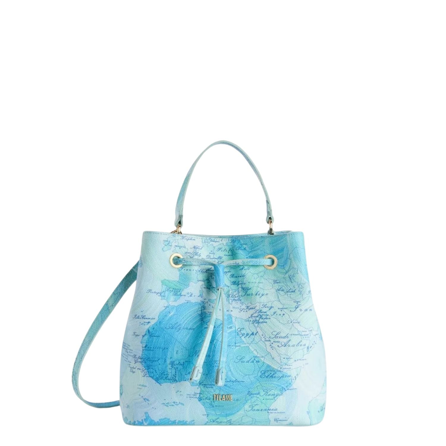 ALVIERO MARTINI - Borsa Secchiello Geo Water Island, Azzurro