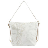 ALVIERO MARTINI - Borsa Hobo doppia portabilità Geo Soft, Bianco