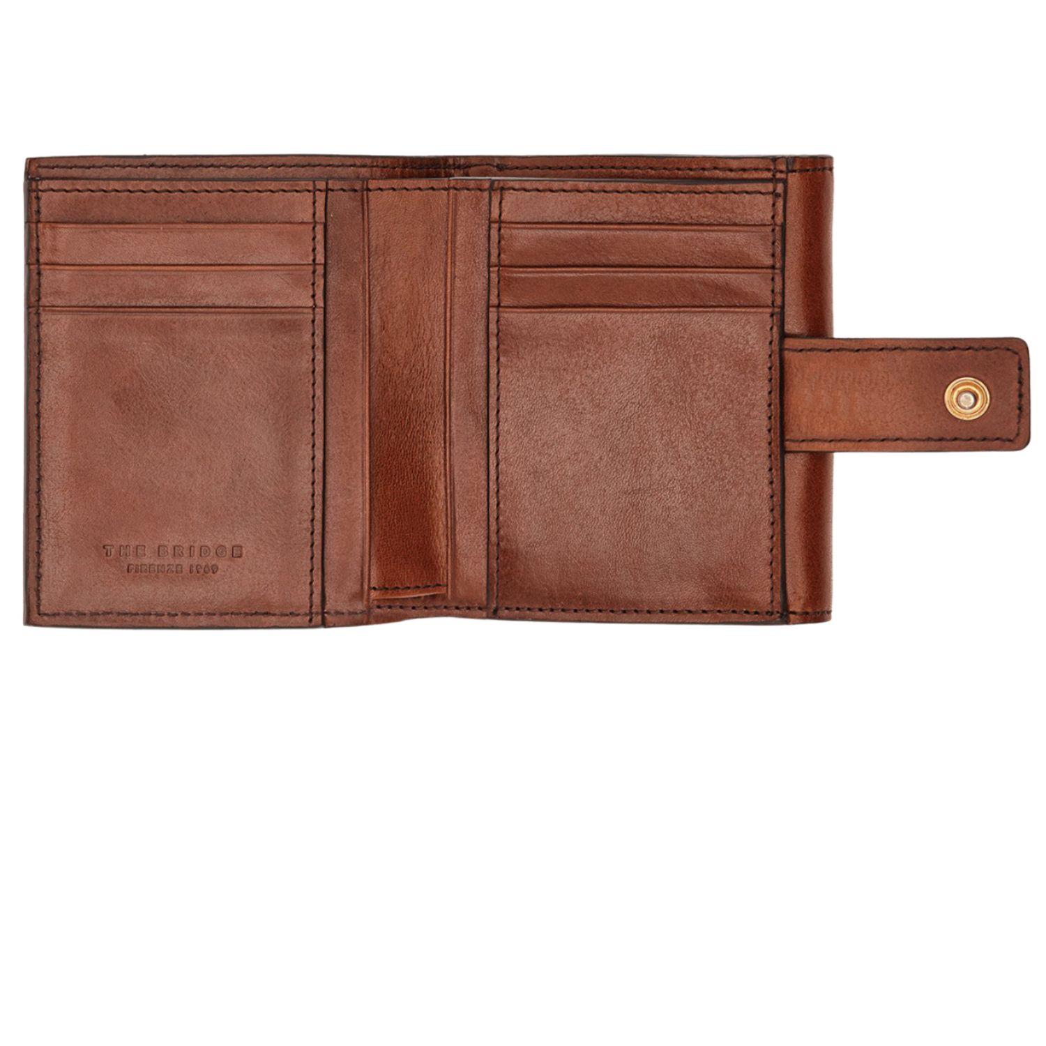 The bridge - Portafoglio piccolo con bottone, Marrone