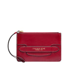 The bridge - Portafogli in pelle donna piccolo con portamonete, Rosso