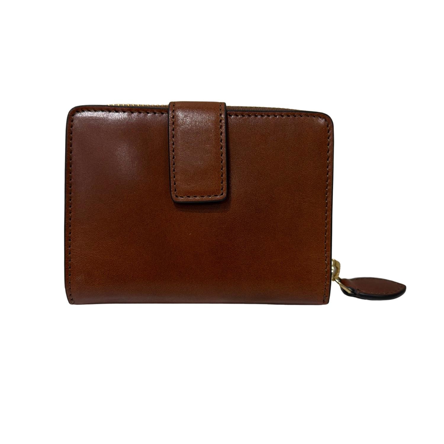 The bridge - Portafoglio piccolo con zip linea Frida, Marrone