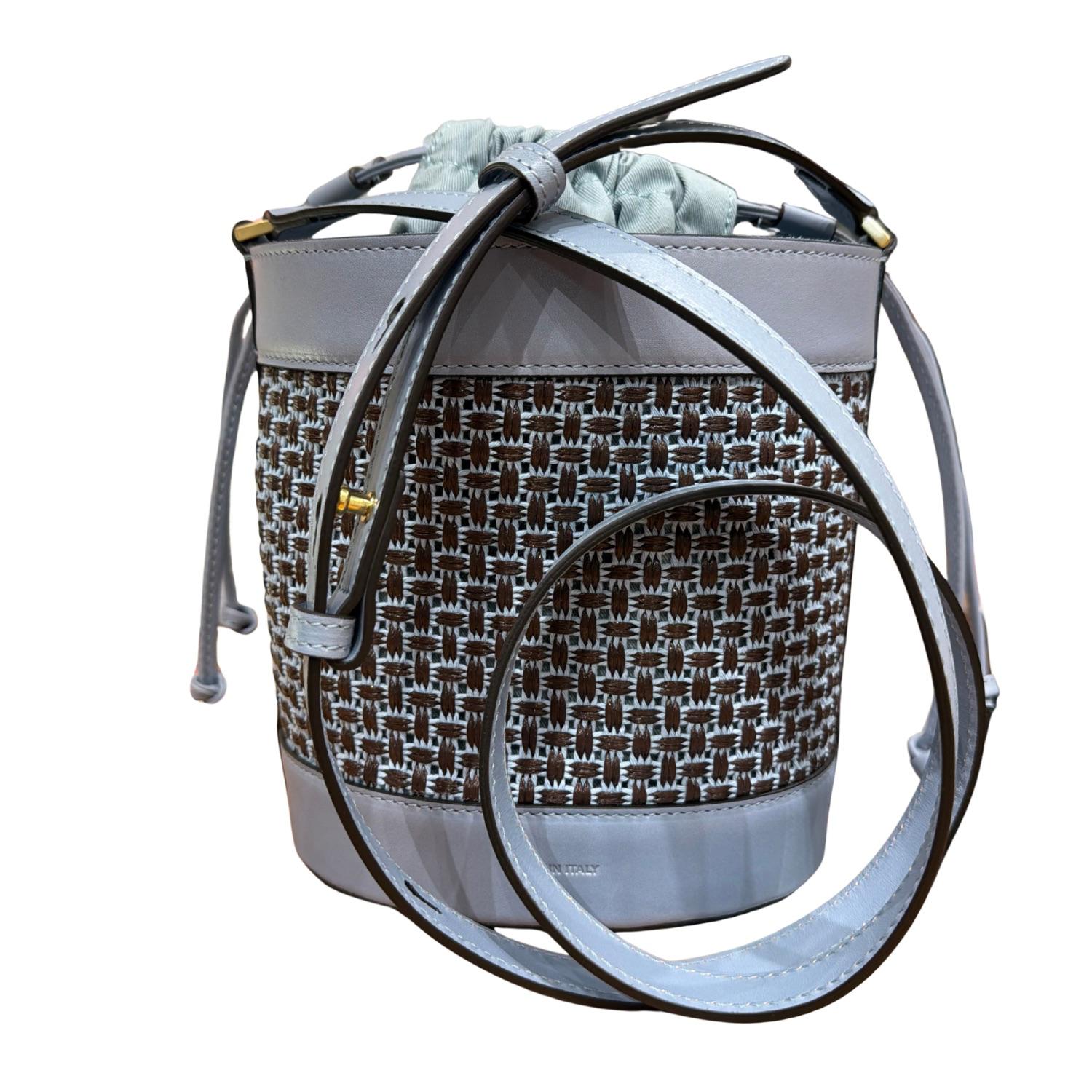 The bridge - Borsa a secchiello linea Luna SS26, Celeste 