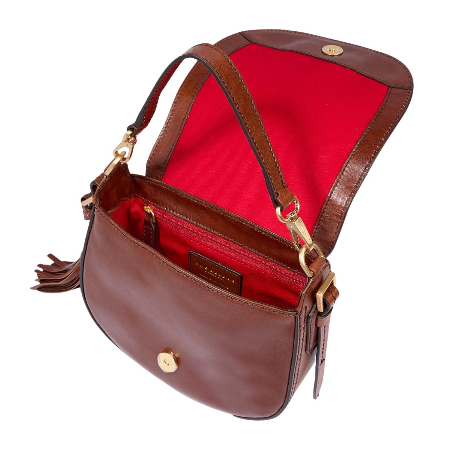 The Bridge - Borsa a mano e tracolla in pelle linea Pearldistrict, Marrone