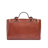 Borsa pelle donna con tracolla removibile Lucrezia, Marrone