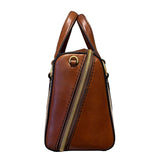 The Bridge - Bauletto in pelle collezione SS26 Laura, Marrone