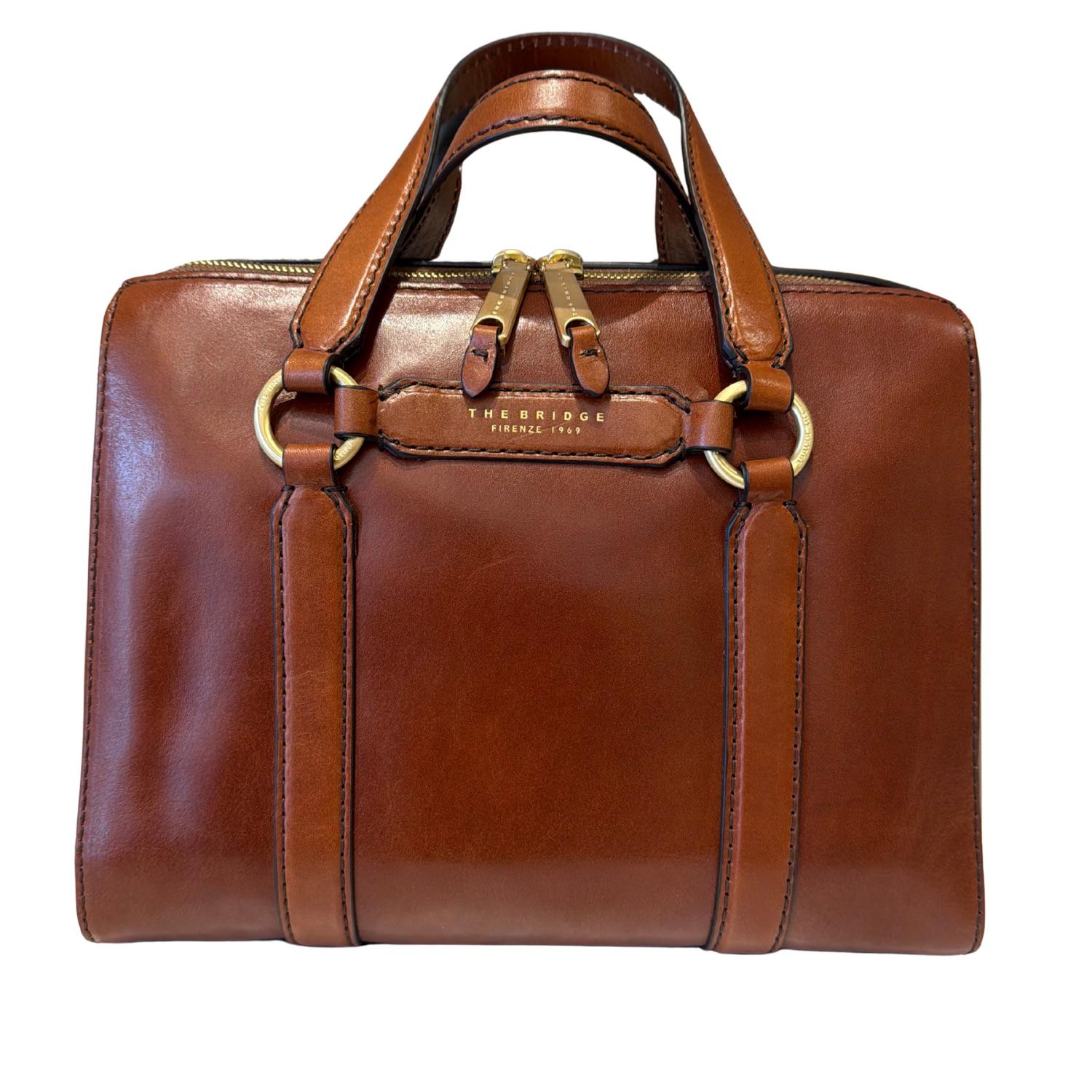 The bridge - Bauletto grande della collezione SS26 linea Laura, Marrone