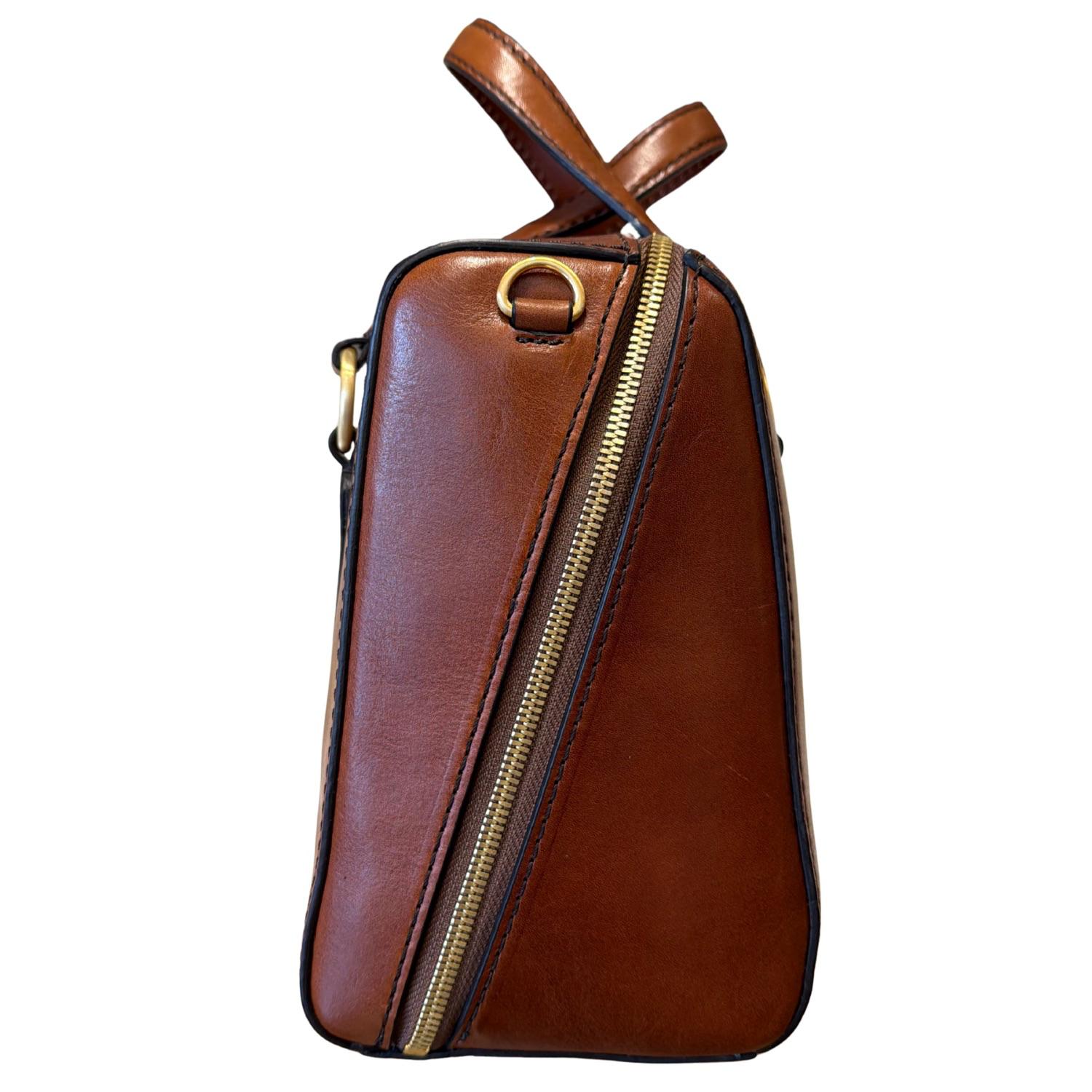 The bridge - Bauletto grande della collezione SS26 linea Laura, Marrone