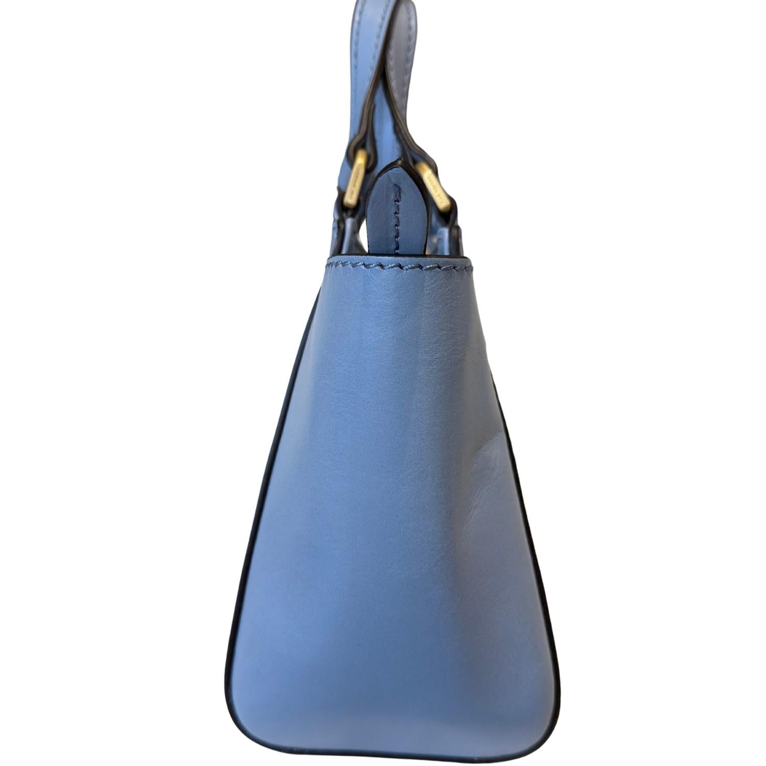 The bridge - Borsa a mano con tracolla linea Lucrezia, Celeste