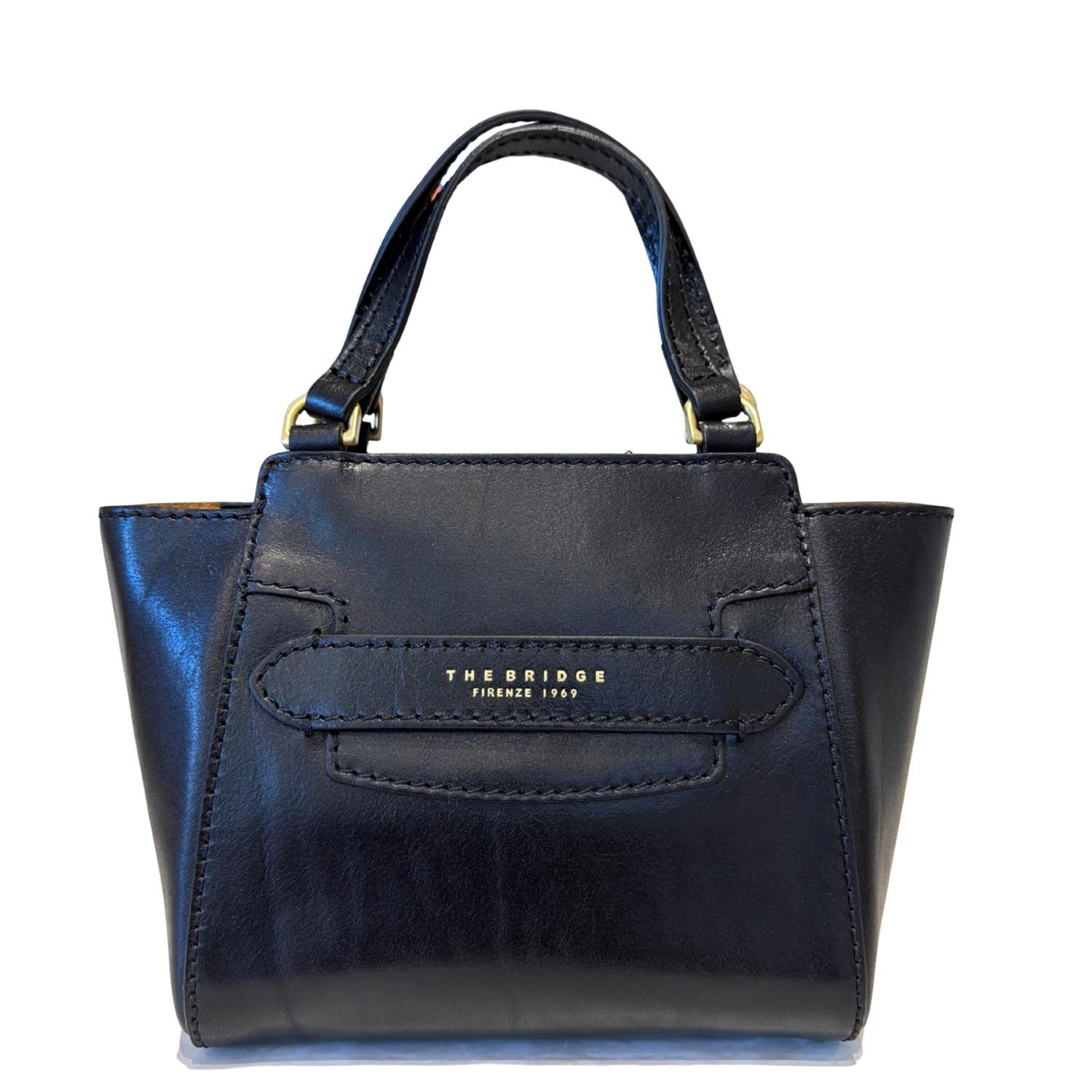 The bridge - Borsa a mano con tracolla linea Lucrezia, Nero