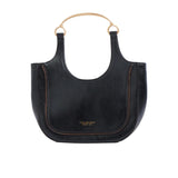 The Bridge - Borsa hobo pelle formato mini Luce, Nero