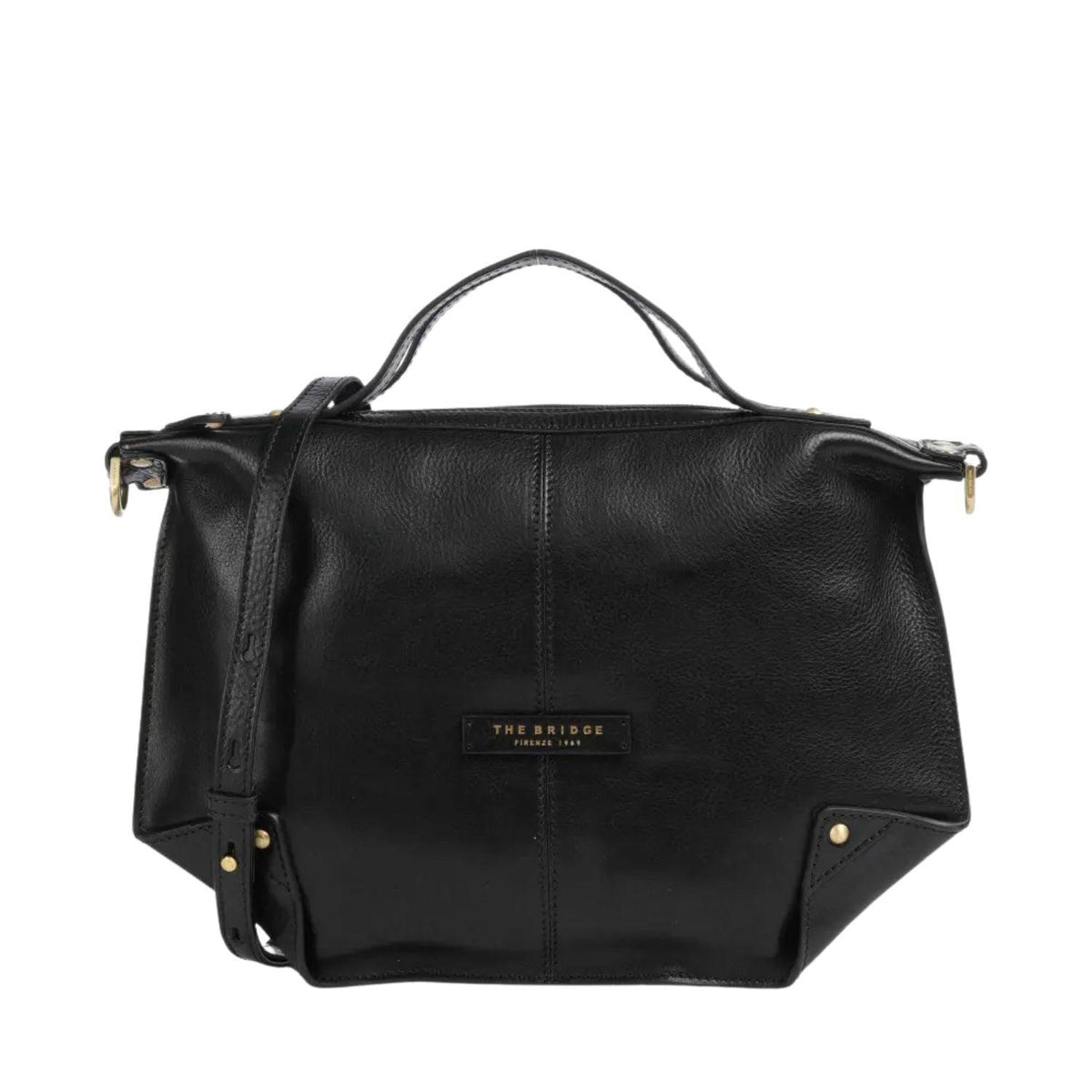 The Bridge - ICONS Borsa a mano con tracolla in pelle, Nero
