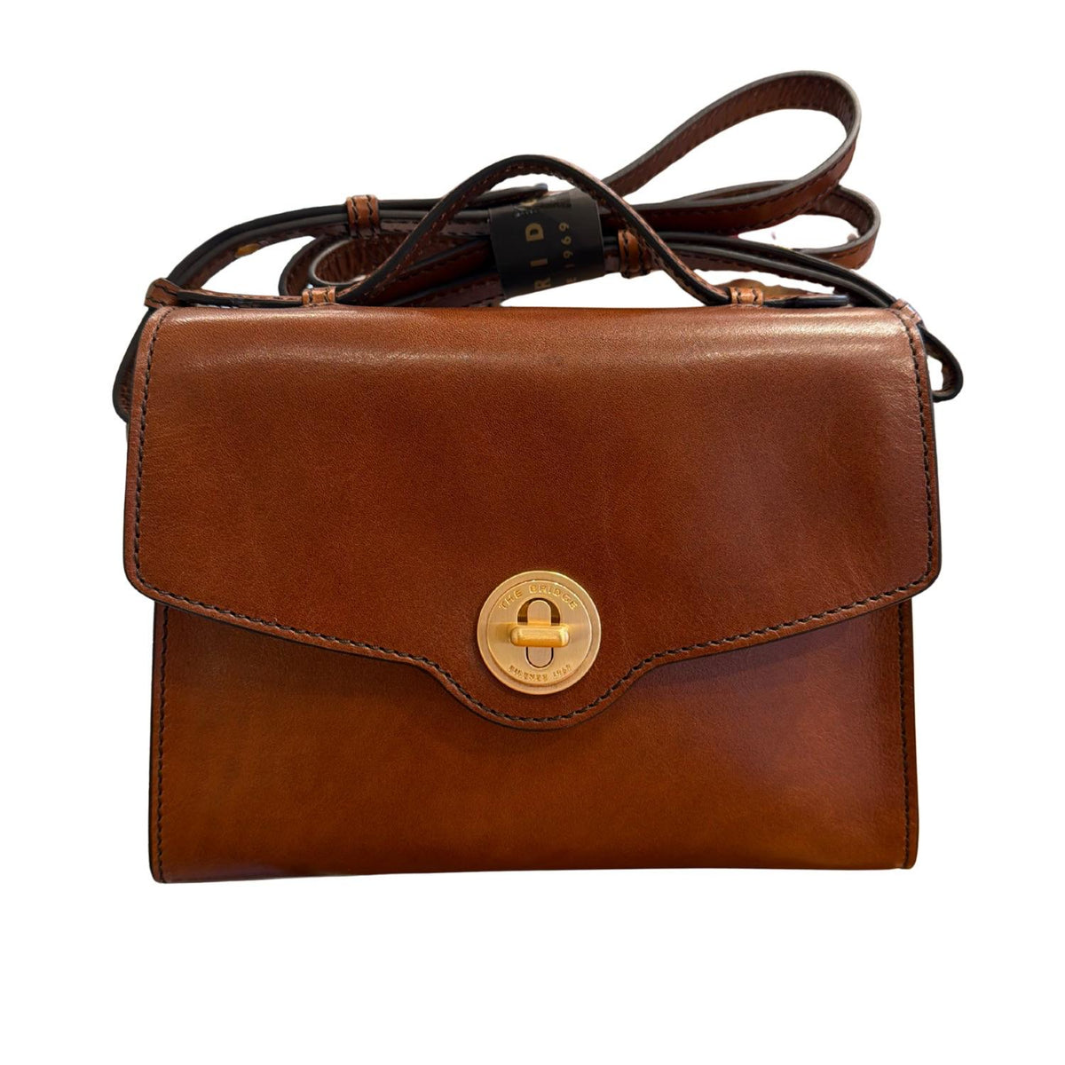 The Bridge - Borsa a tracolla in cuoio con tracolla removibile SS26  Irene, Marrone