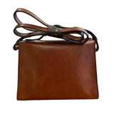 The Bridge - Borsa a tracolla in cuoio con tracolla removibile SS26  Irene, Marrone